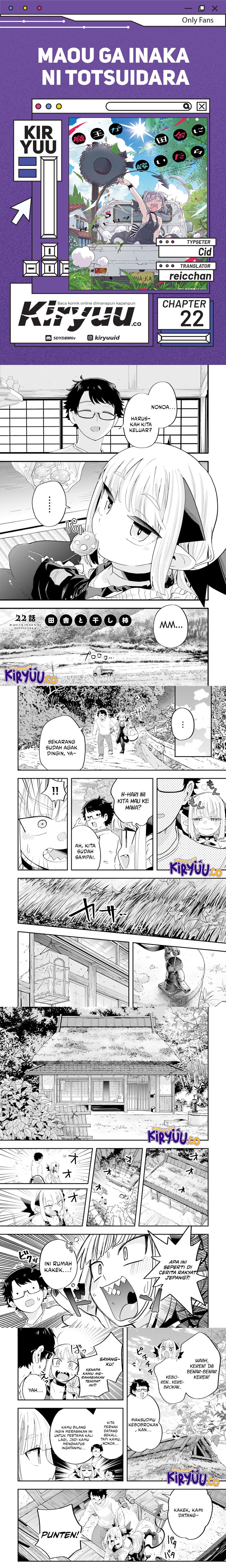 Maou ga Inaka ni Totsuidara Chap 22 - Next Chap 23