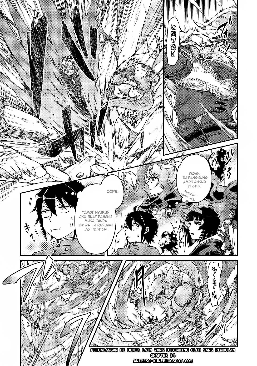 Tsuki ga Michibiku Isekai Douchuu Chap 34 - Next Chap 35