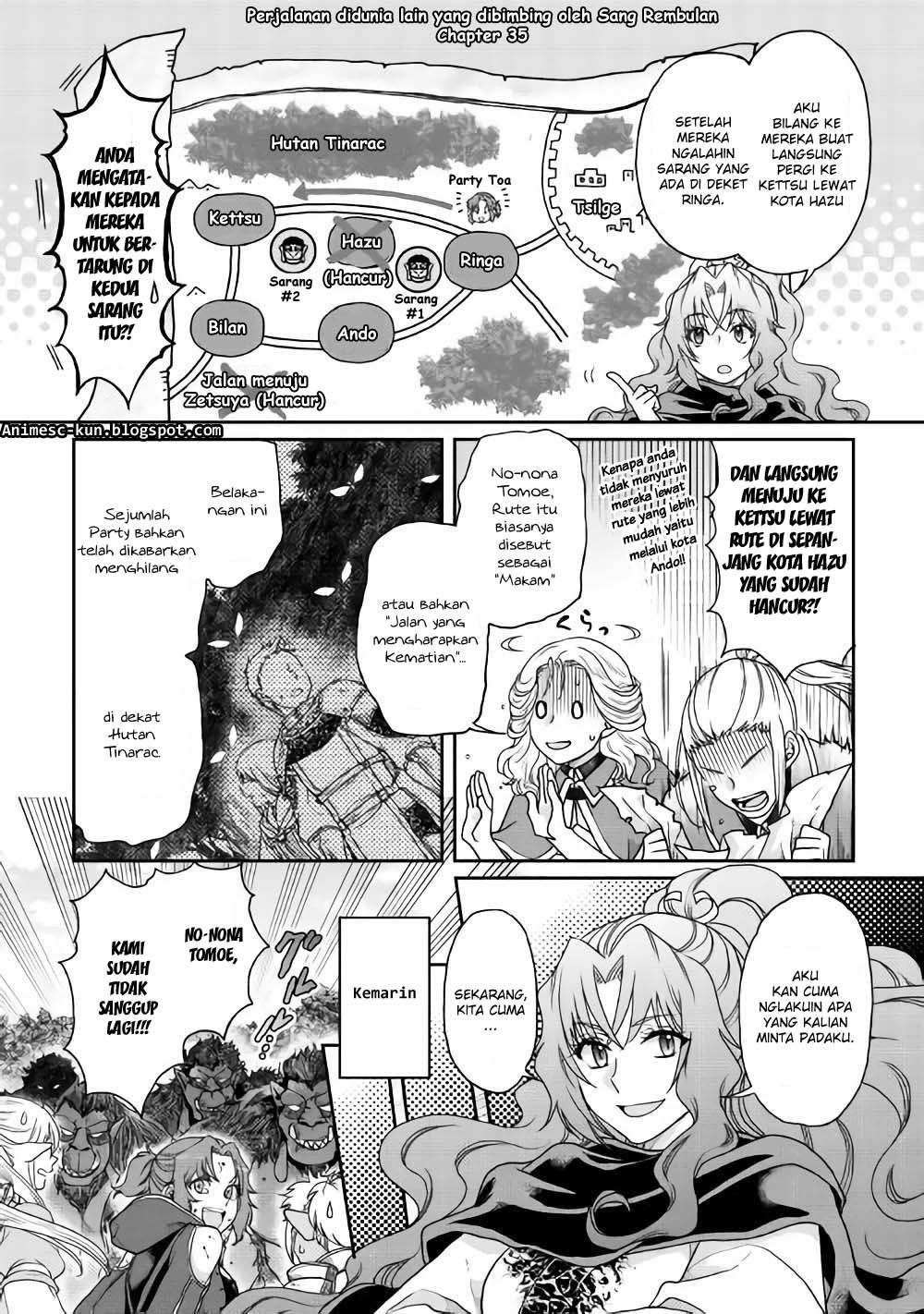 Tsuki ga Michibiku Isekai Douchuu Chap 35 - Next Chap 36