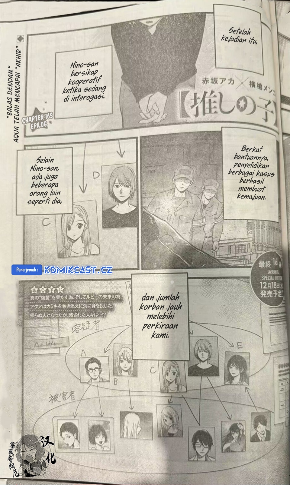 Oshi no Ko Chap 165 - Next Chap 166