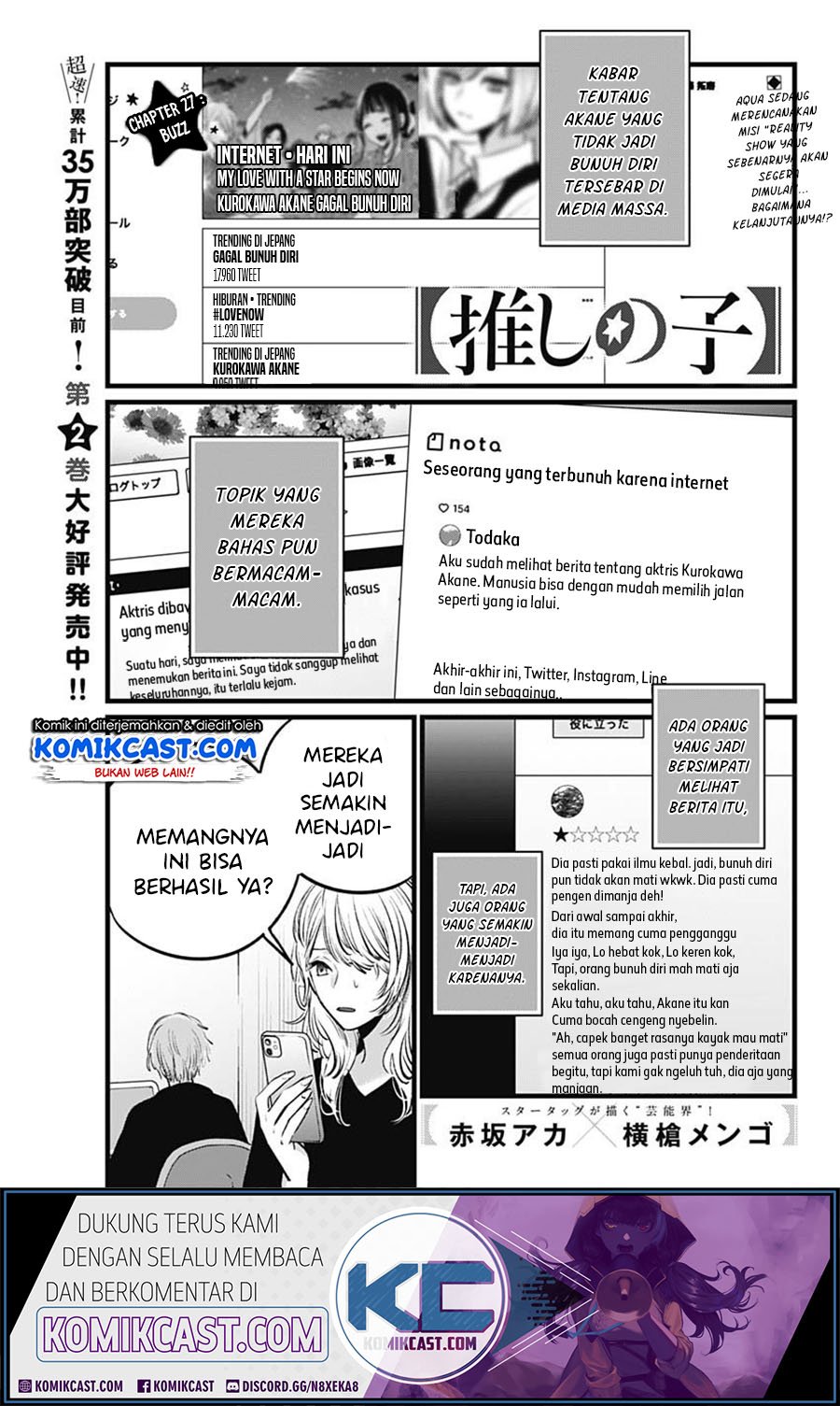 Oshi no Ko Chap 27 - Next Chap 28