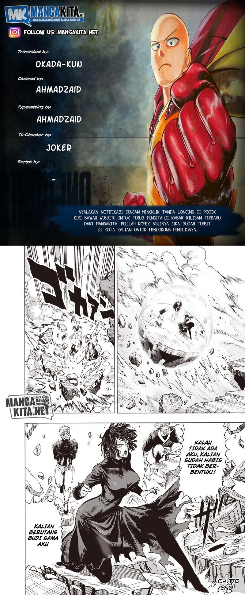 One Punch-Man Chap 170 - Next Chap 171
