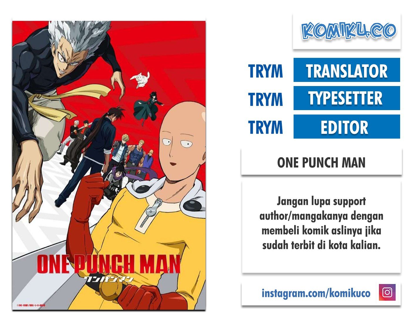 One Punch-Man Chap 180 - Next Chap 181