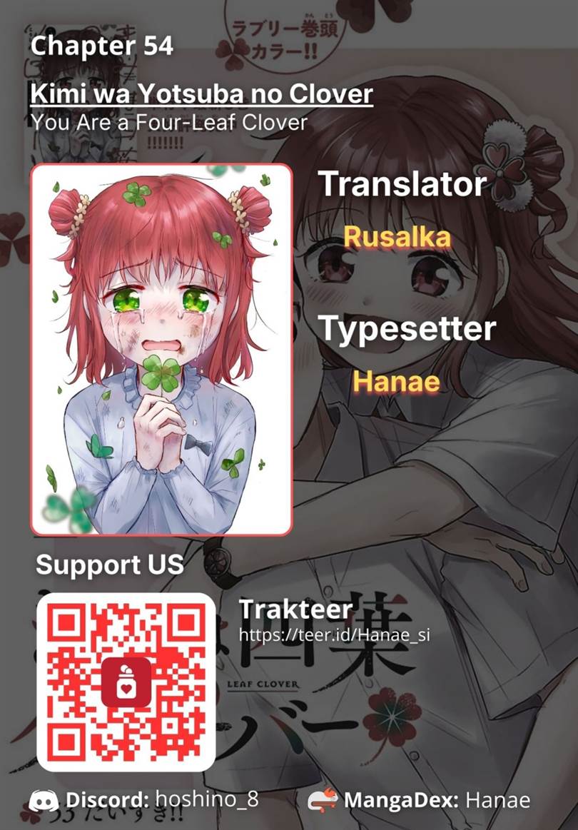 Kimi wa Yotsuba no Clover Chap 54 - Next Chap 55