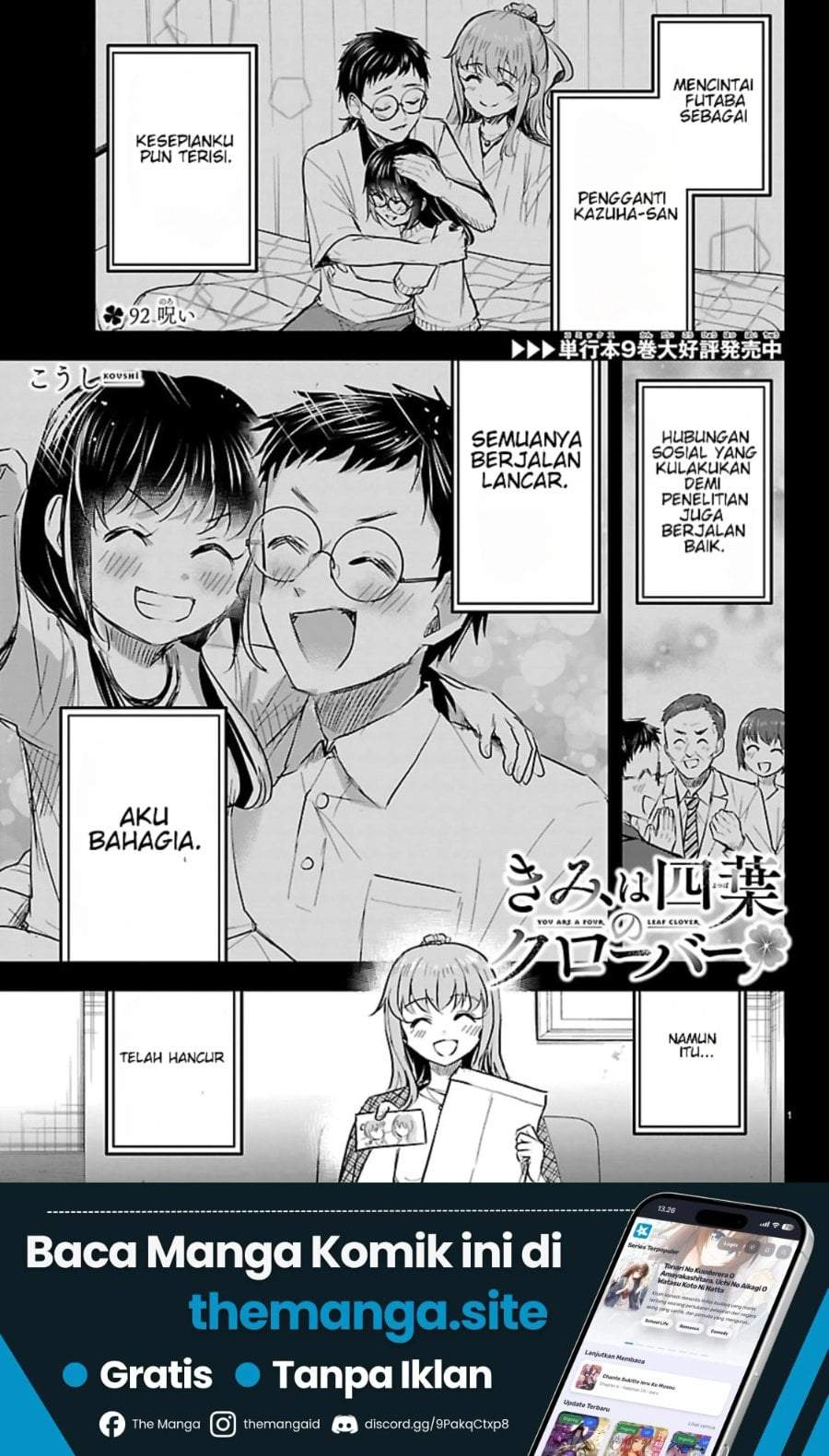 Kimi wa Yotsuba no Clover Chap 92 - Next Chap 93