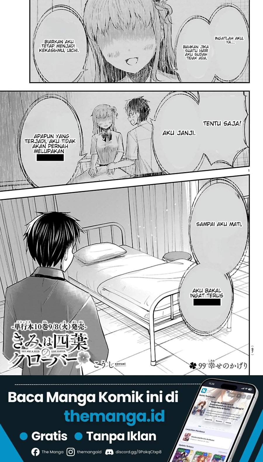 Kimi wa Yotsuba no Clover Chap 99 - Next Chap 100
