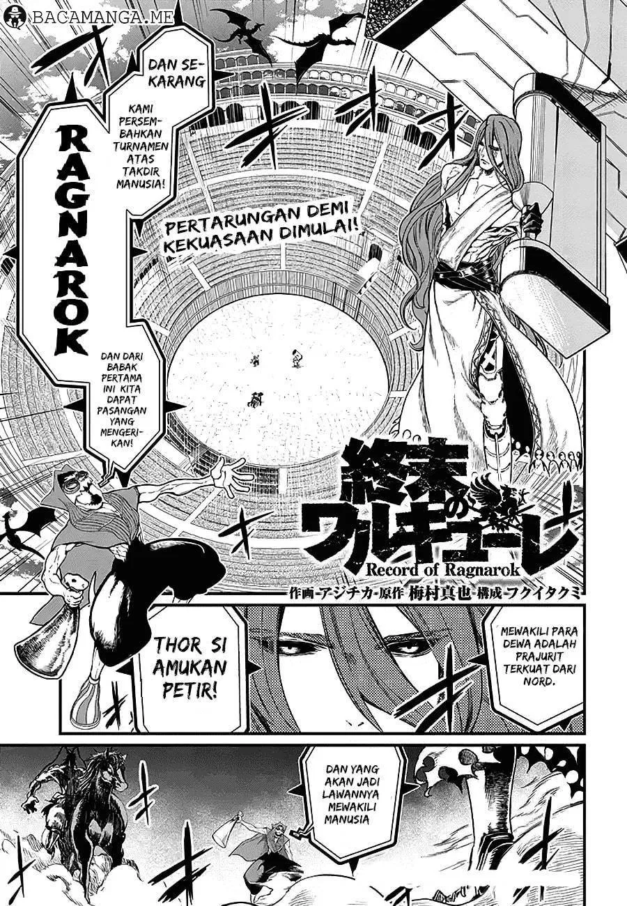Shuumatsu no Valkyrie Chap 2 - Next Chap 3