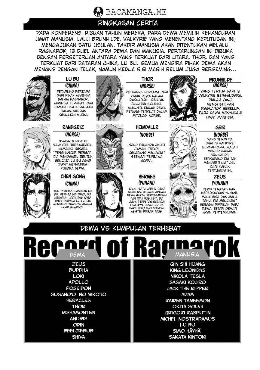 Shuumatsu no Valkyrie Chap 5 - Next Chap 6
