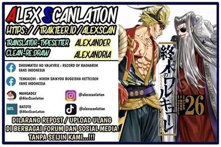 Shuumatsu no Valkyrie Chap 109 - Next Chap 110