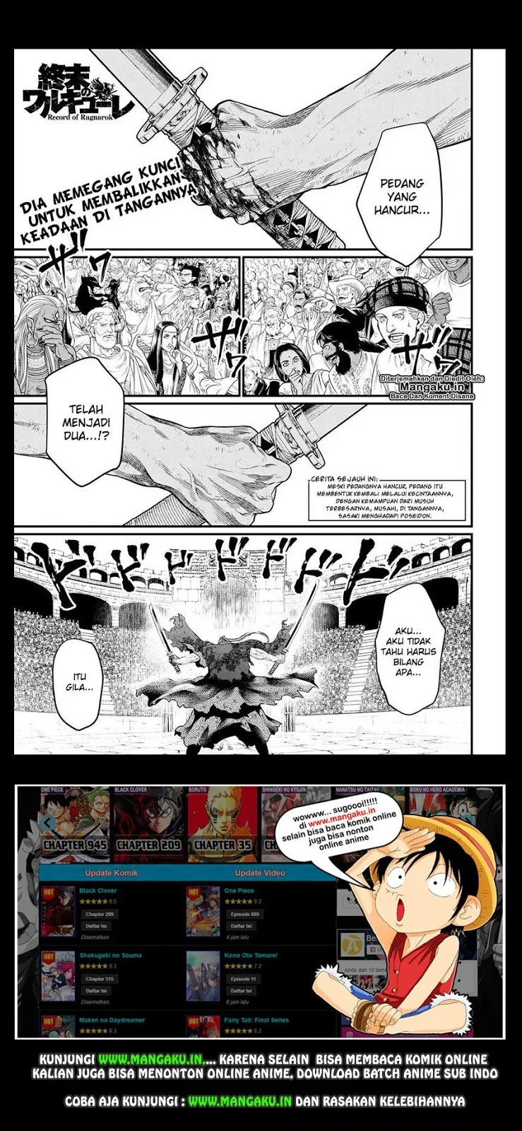 Shuumatsu no Valkyrie Chap 19.1 - Next Chap 20.1