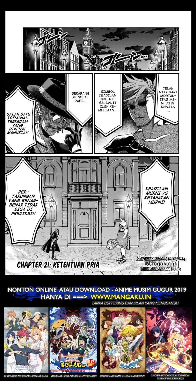 Shuumatsu no Valkyrie Chap 21.1 - Next Chap 22.1