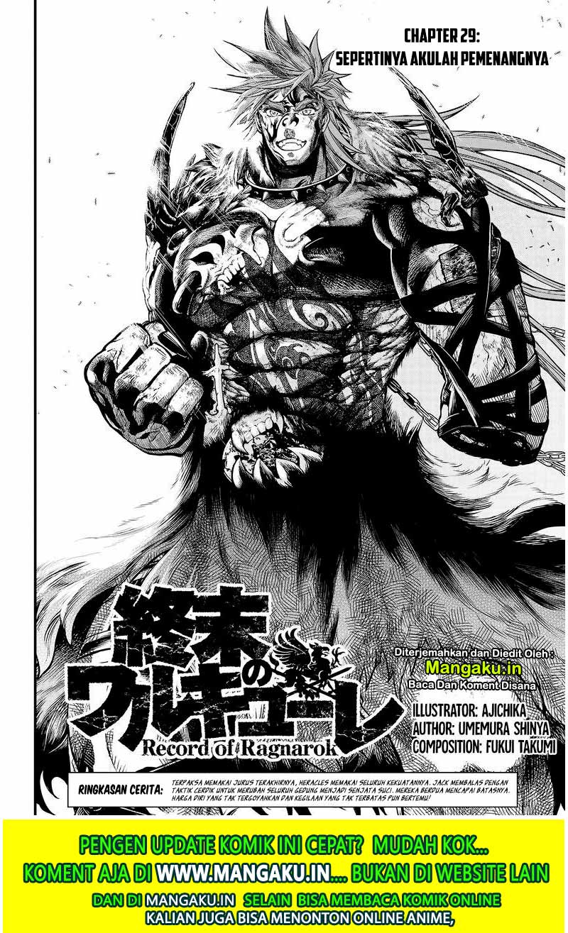 Shuumatsu no Valkyrie Chap 29.1 - Next Chap 30.1
