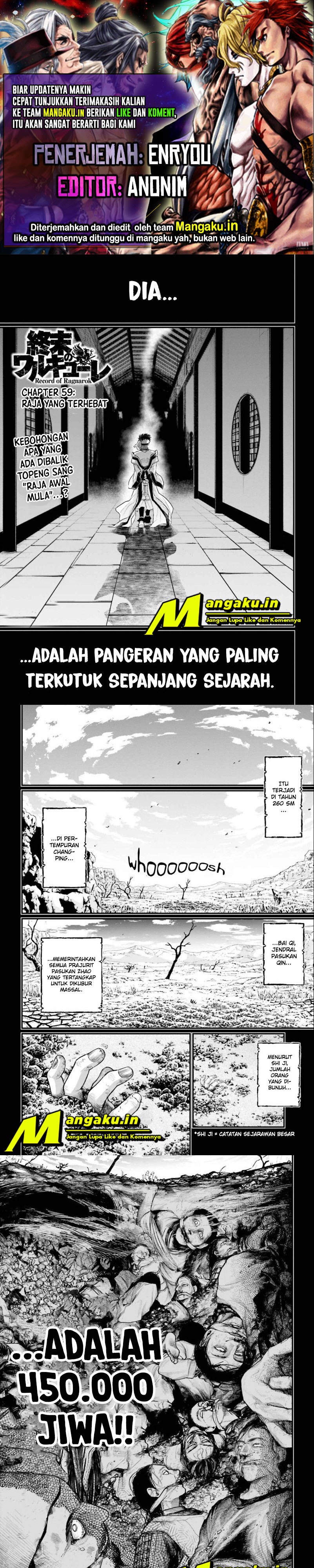 Shuumatsu no Valkyrie Chap 59.1 - Next Chap 60.1