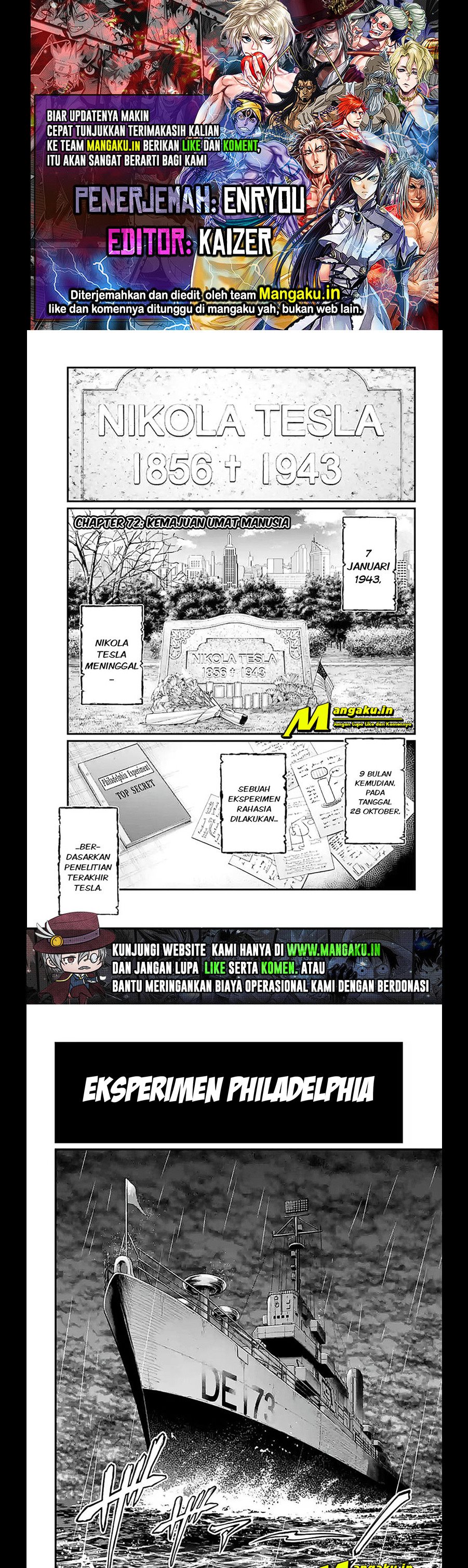 Shuumatsu no Valkyrie Chap 72.1 - Next Chap 73.1