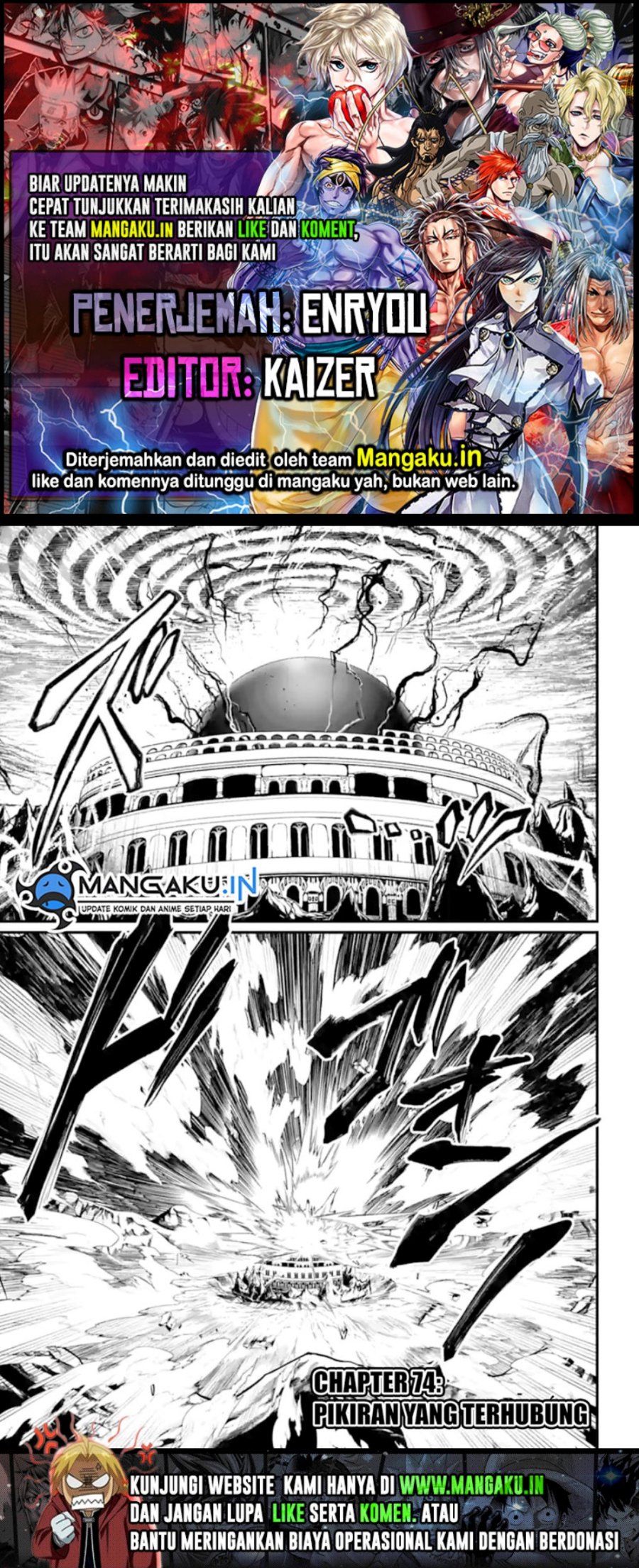 Shuumatsu no Valkyrie Chap 74.1 - Next Chap 75.1