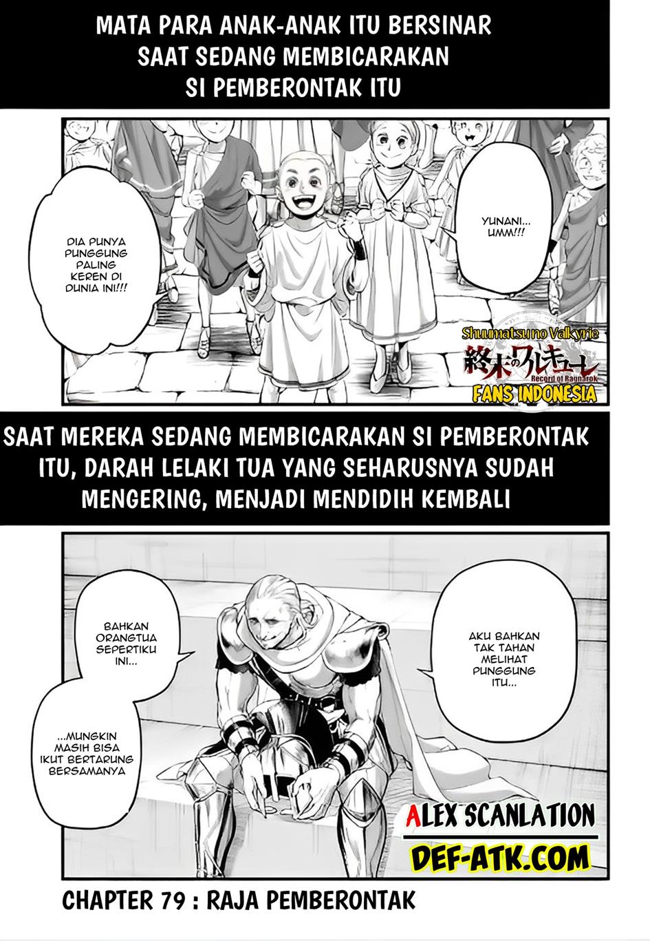 Shuumatsu no Valkyrie Chap 79 - Next Chap 80