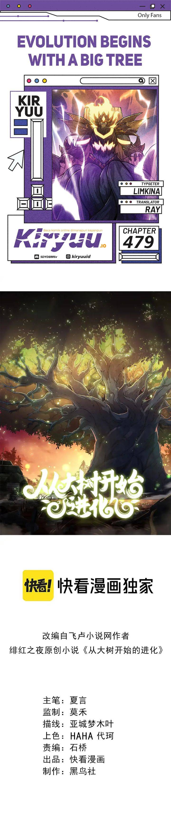 Evolution Begins With A Big Tree Chap 479 - Next Chap 480