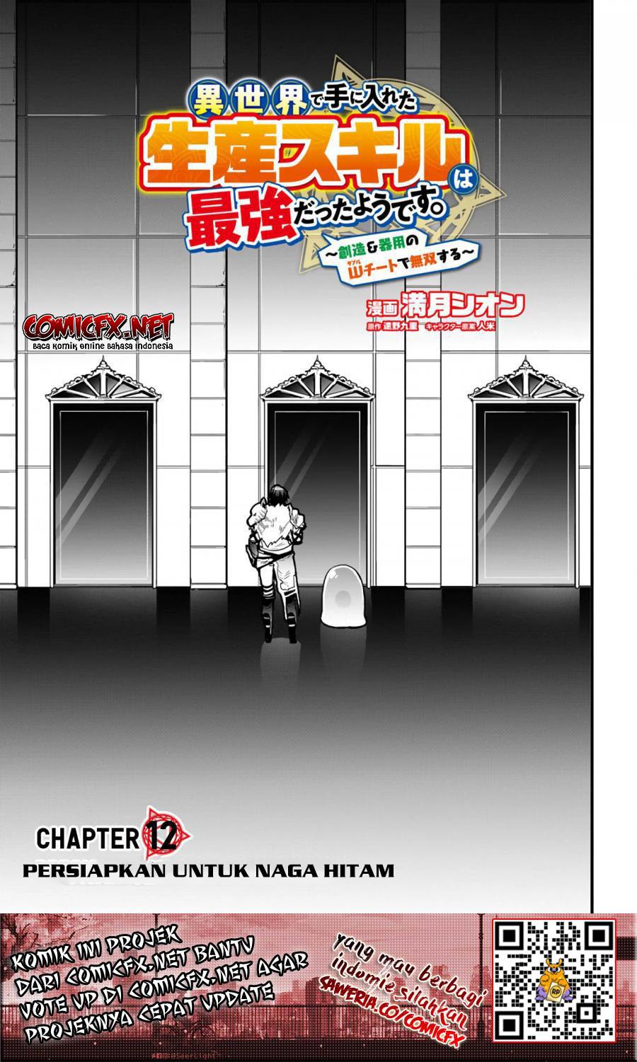 Isekai De Te Ni Ireta Seisan Skill Wa Saikyou Datta You Desu Chap 12 - Next Chap 13