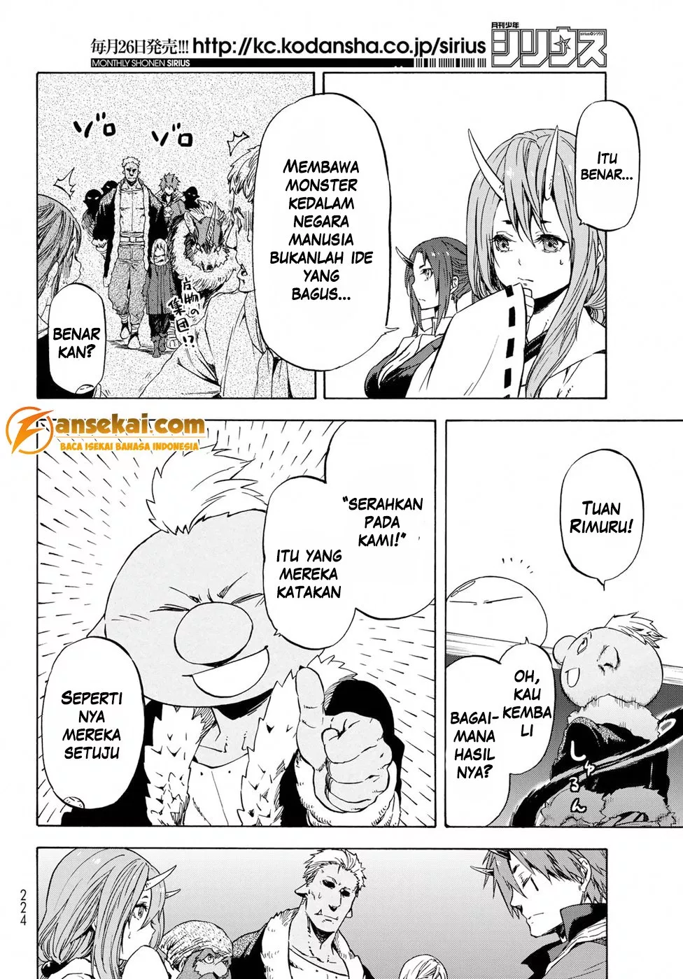 Tensei Shitara Slime Datta Ken Chap 43 - Next Chap 44