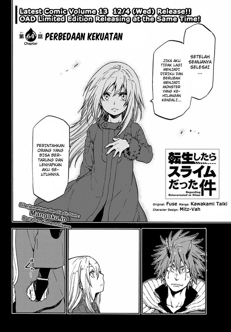 Tensei Shitara Slime Datta Ken Chap 64 - Next Chap 65