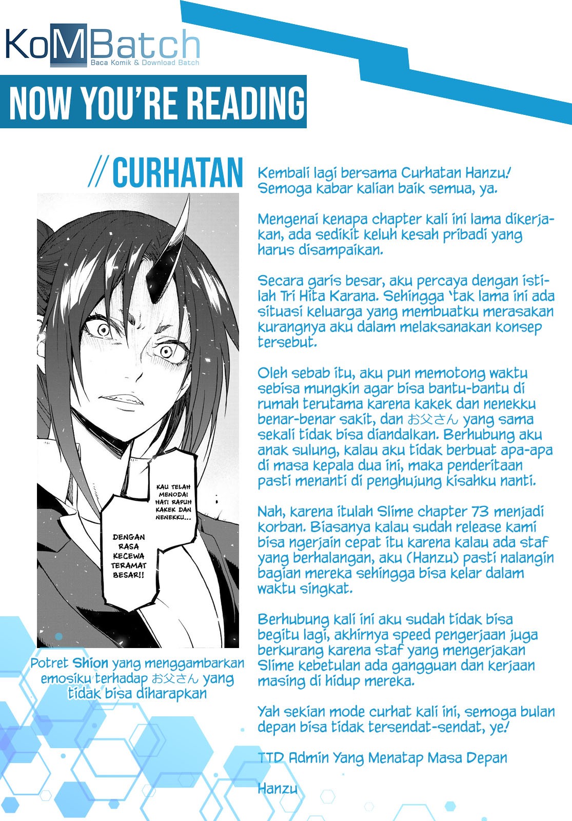 Tensei Shitara Slime Datta Ken Chap 73 - Next Chap 74