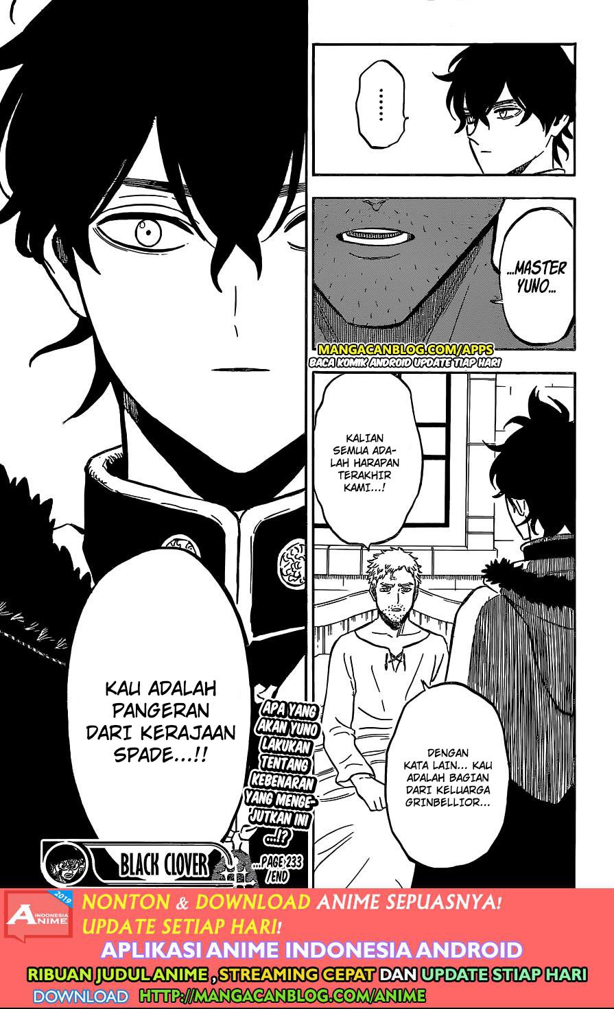 Black Clover Chap 233 - Next Chap 234