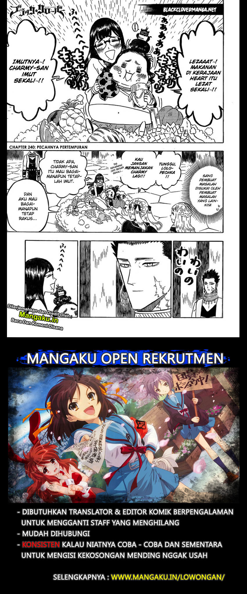 Black Clover Chap 240 - Next Chap 241