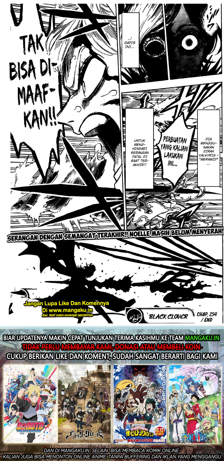 Black Clover Chap 254 - Next Chap 255