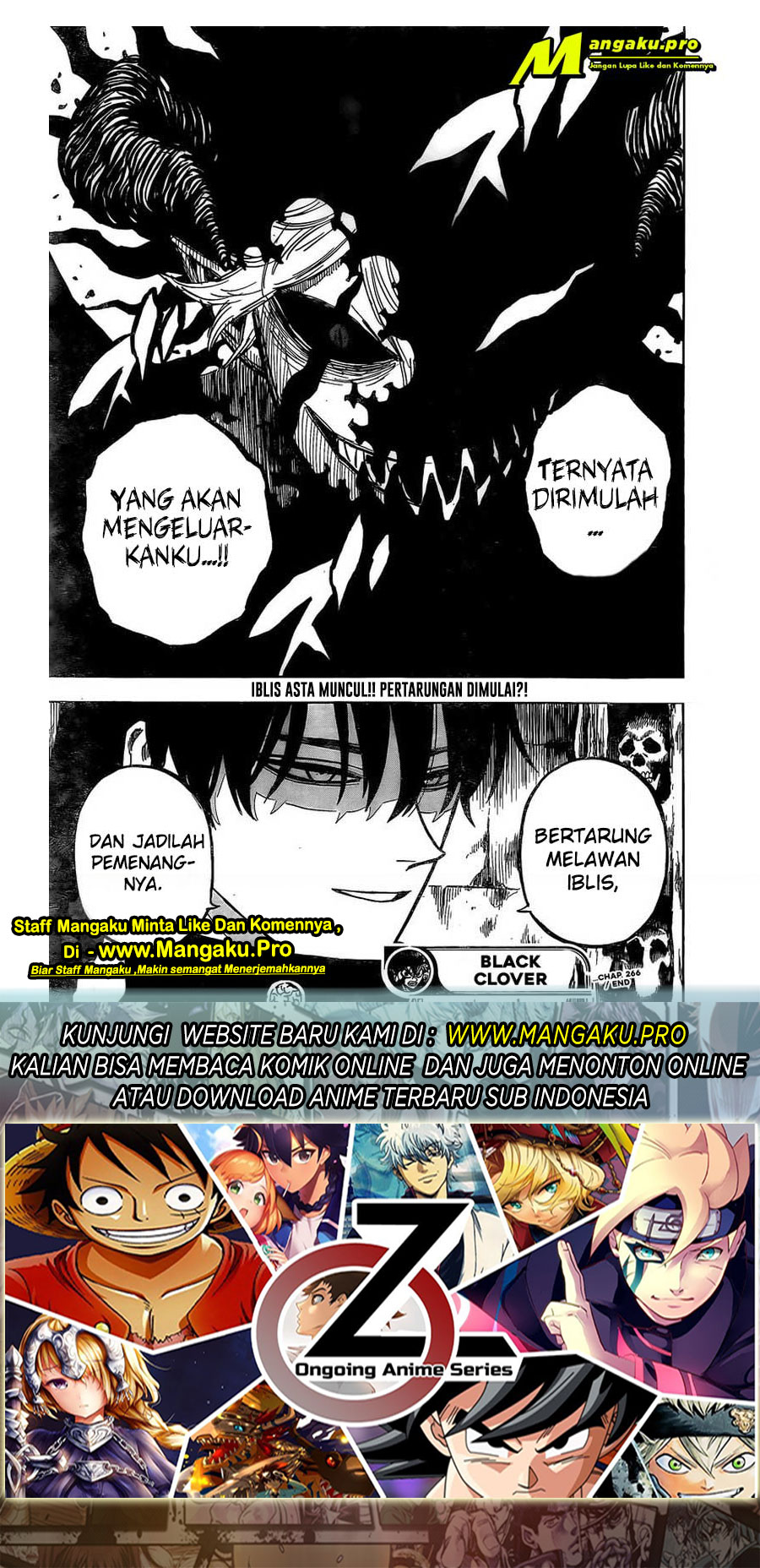 Black Clover Chap 266 - Next Chap 267
