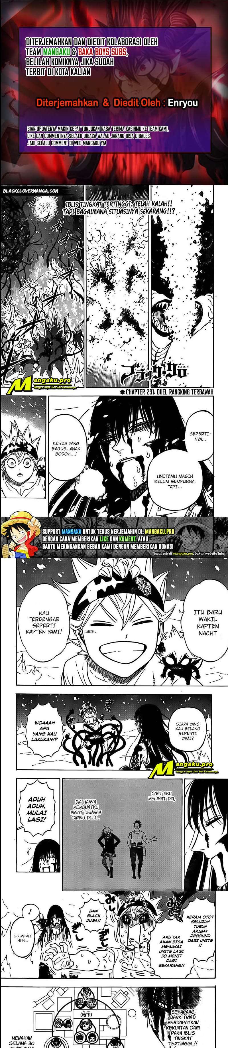Black Clover Chap 291 - Next Chap 292