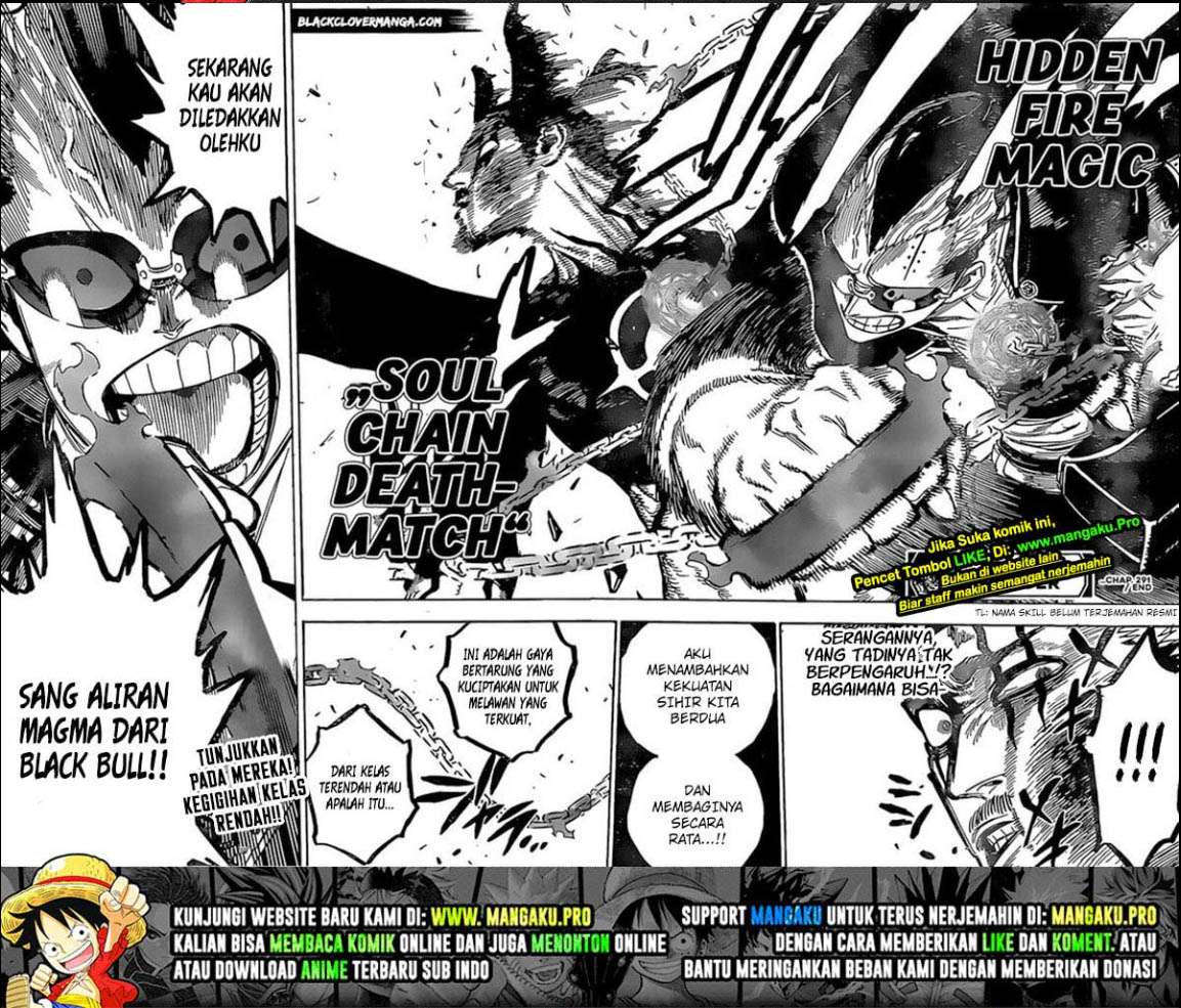 Black Clover Chap 291 - Next Chap 292