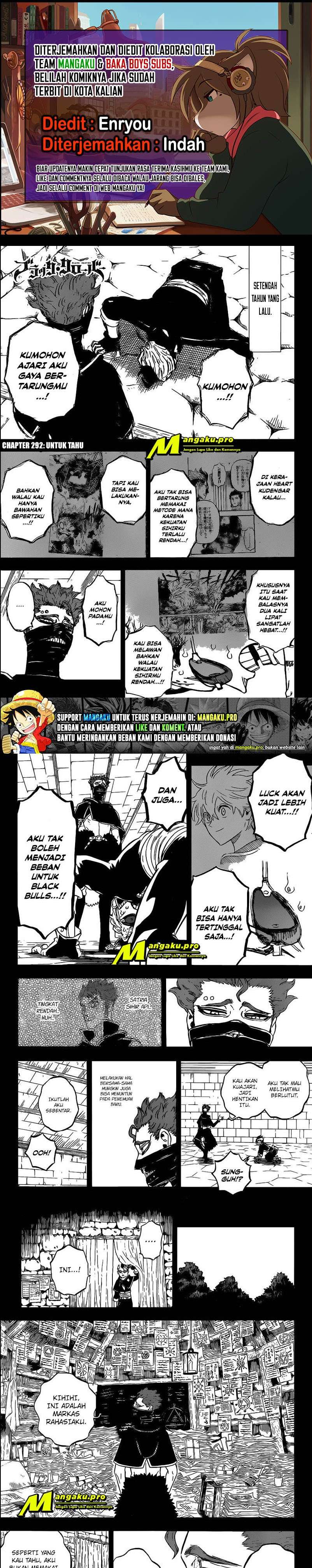 Black Clover Chap 292 - Next Chap 293
