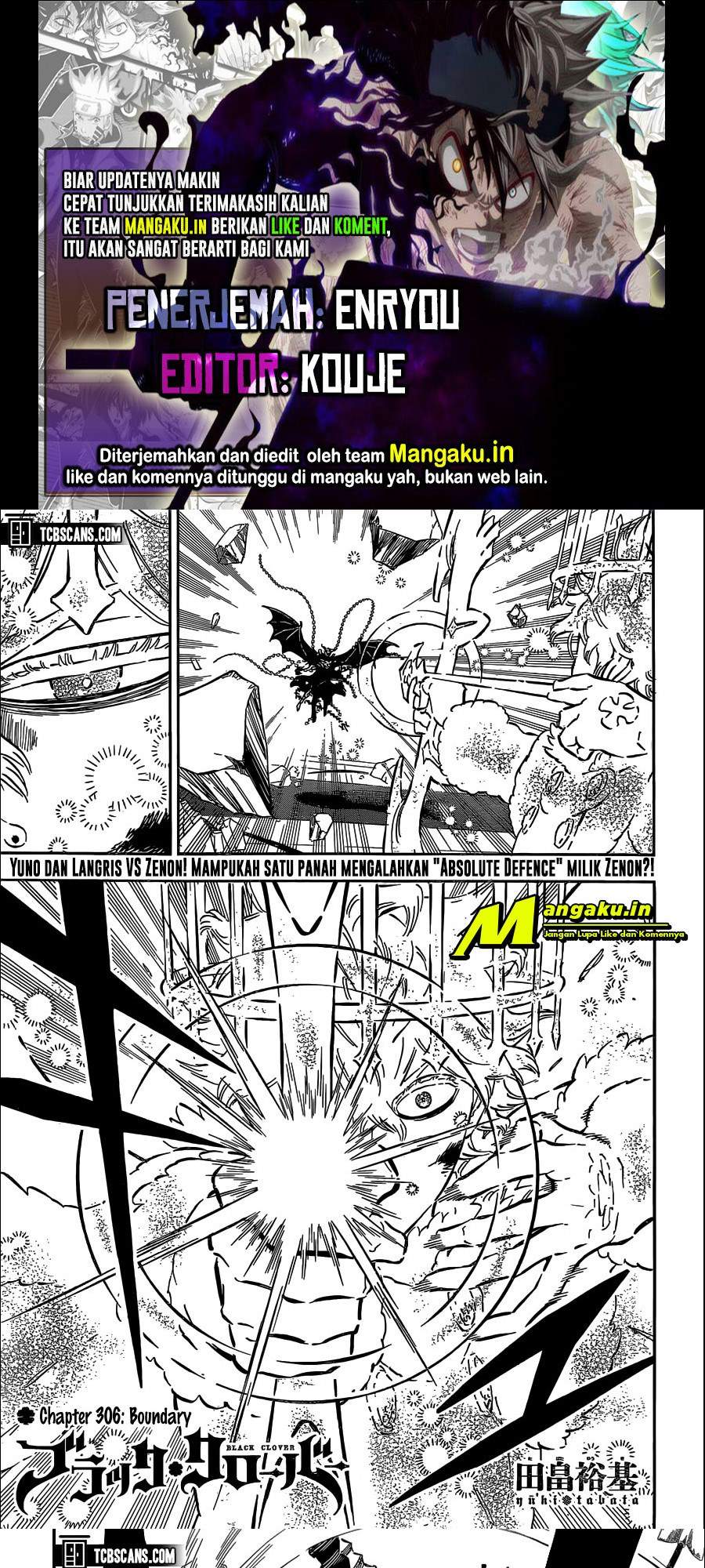 Black Clover Chap 306 - Next Chap 307