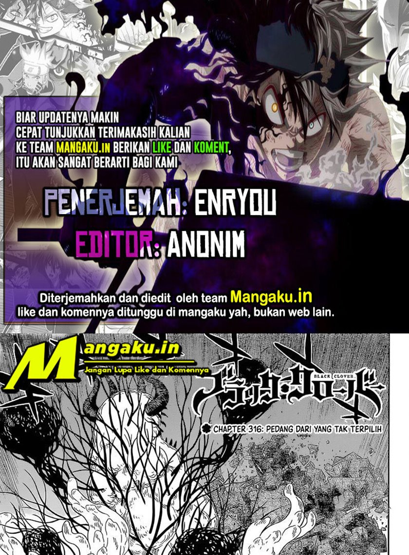 Black Clover Chap 316 - Next Chap 317