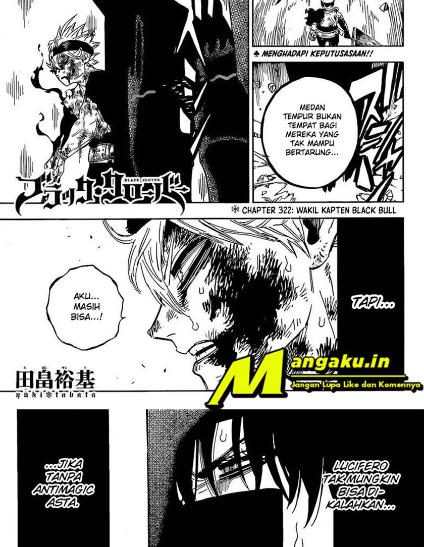 Black Clover Chap 322 - Next Chap 323