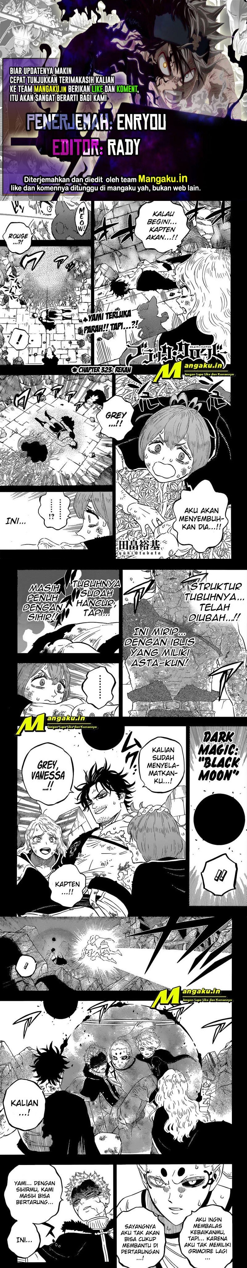 Black Clover Chap 323 - Next Chap 324
