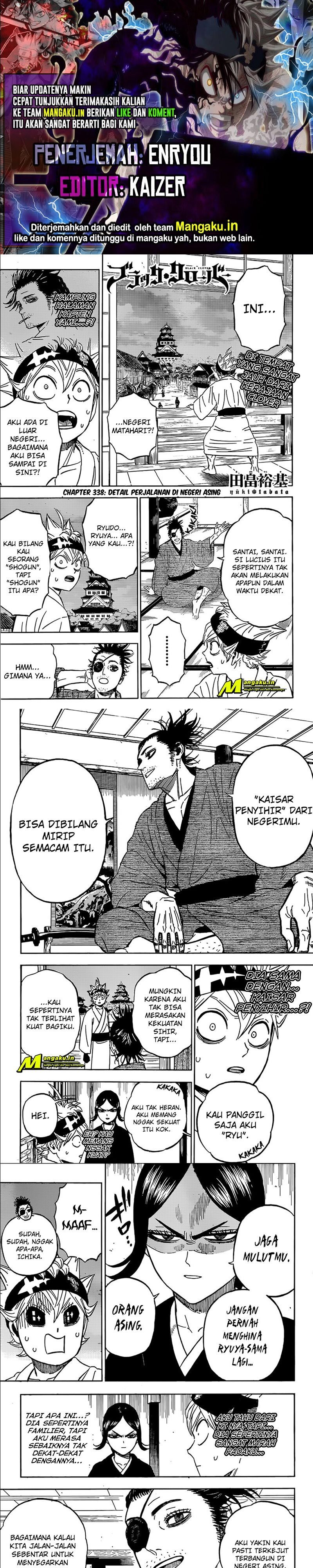 Black Clover Chap 338 - Next Chap 339