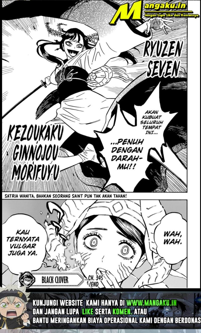 Black Clover Chap 345 - Next Chap 346
