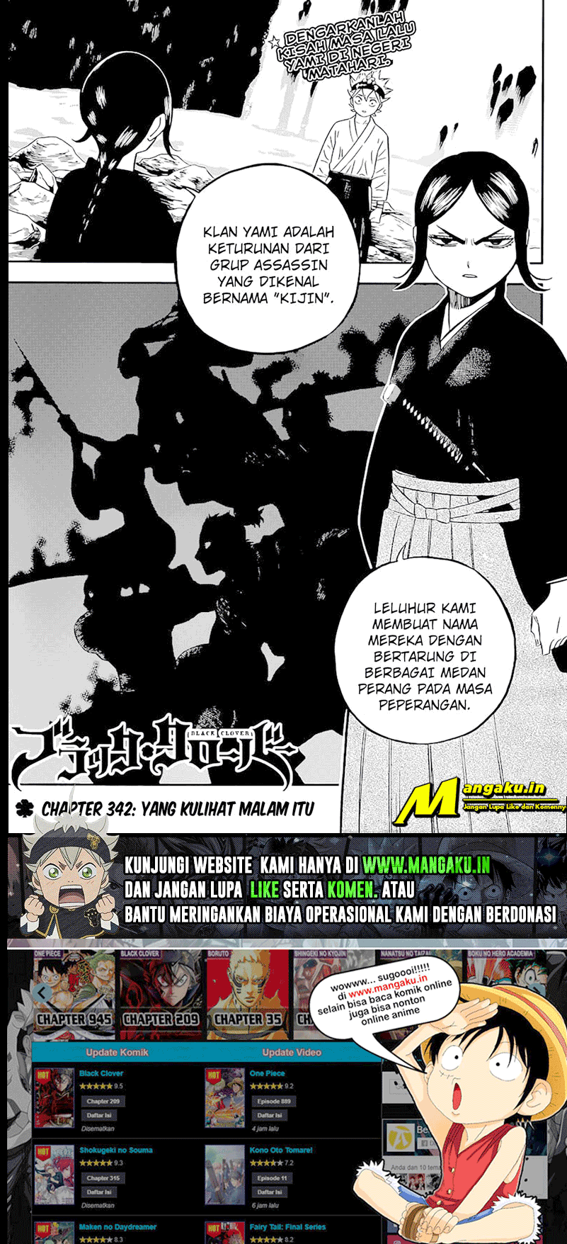 Black Clover Chap 342 - Next Chap 343