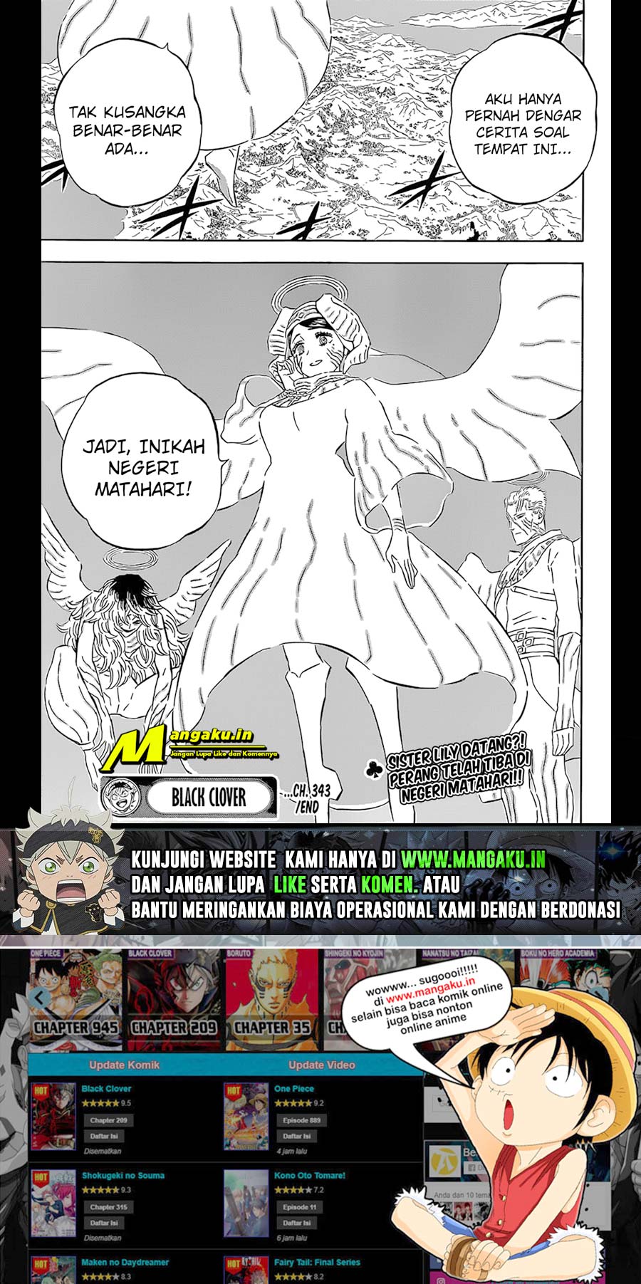 Black Clover Chap 343 - Next Chap 344