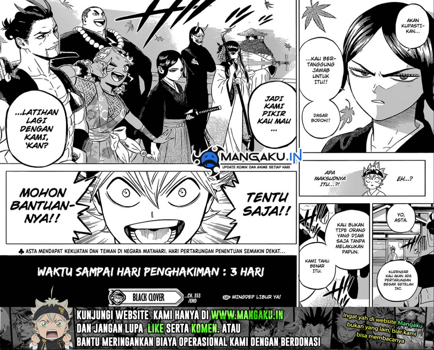 Black Clover Chap 353 - Next Chap 354
