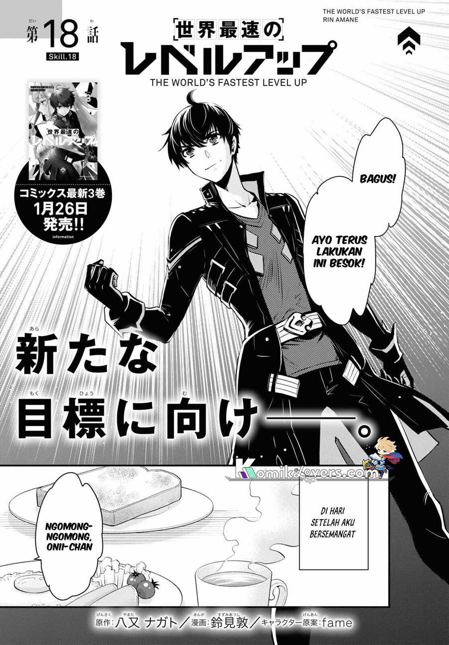 Sekai Saisoku no Level Up! Chap 18 - Next Chap 19