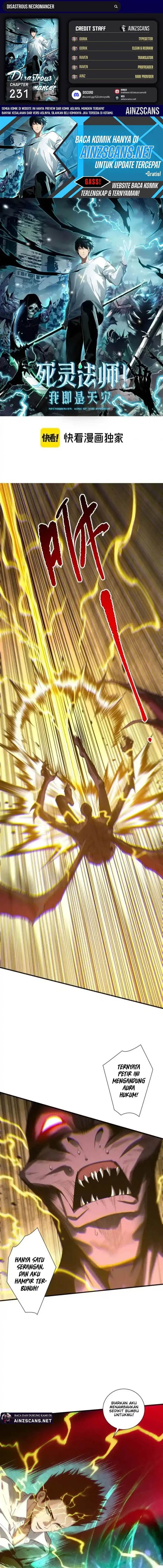 Disastrous Necromancer Chap 231 - Next Chap 232