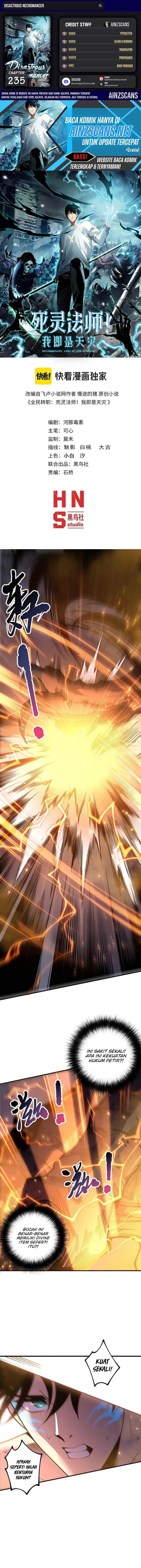Disastrous Necromancer Chap 235 - Next Chap 236