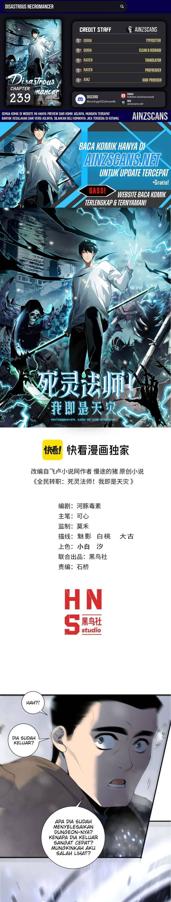 Disastrous Necromancer Chap 239 - Next Chap 240