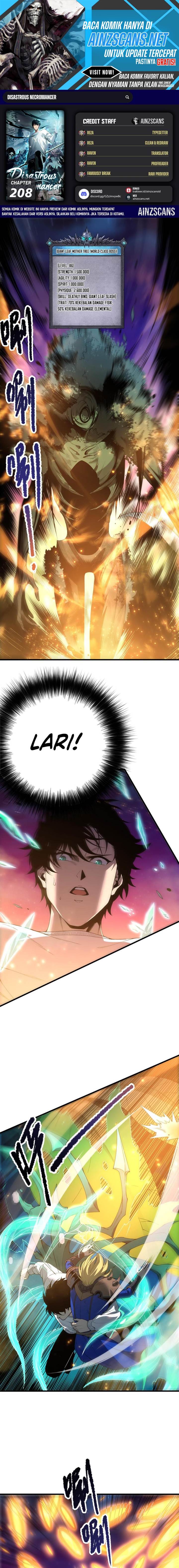 Disastrous Necromancer Chap 208 - Next Chap 209