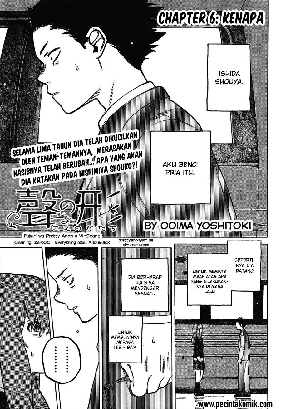 Koe no Katachi Chap 6 - Next Chap 7