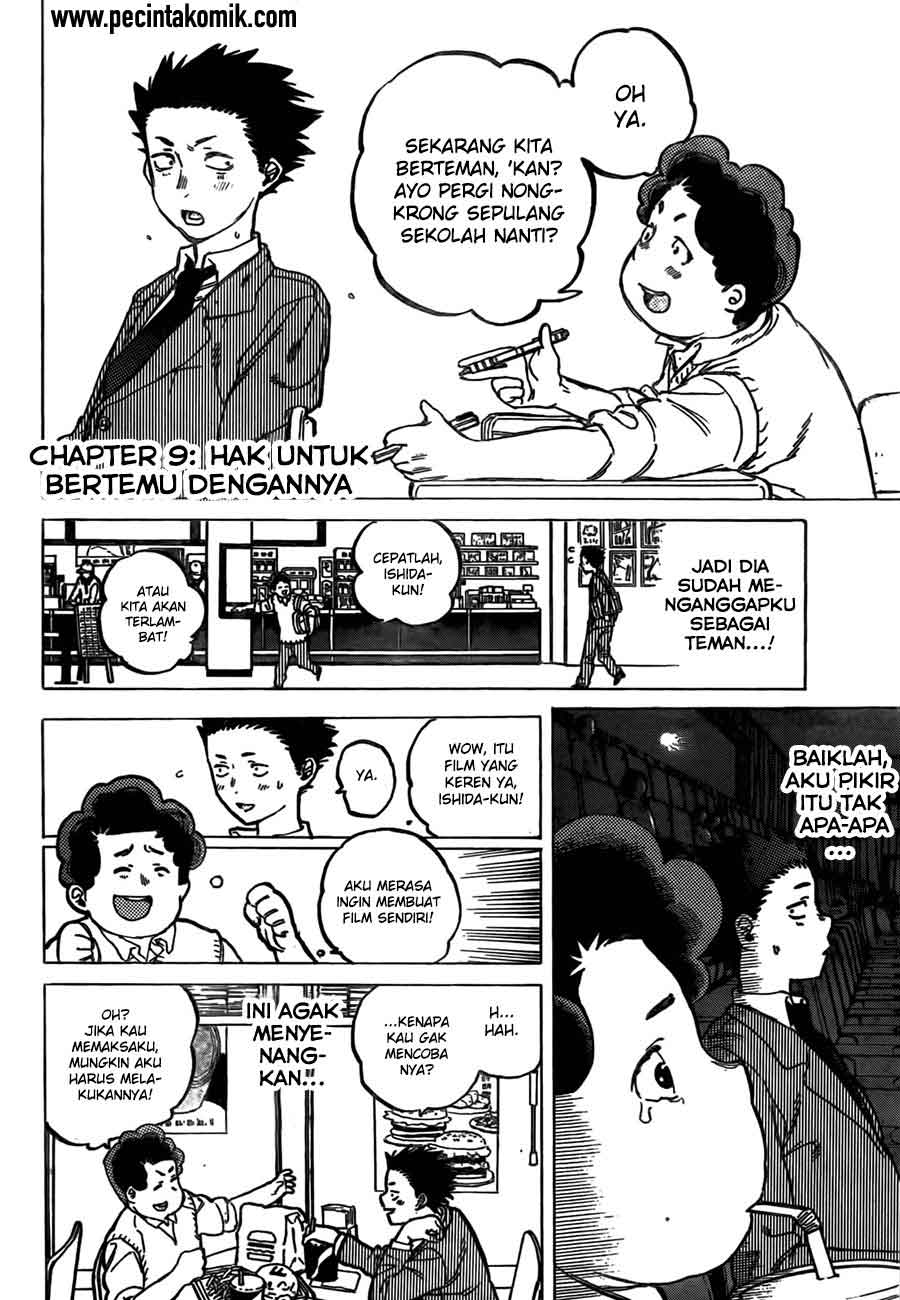Koe no Katachi Chap 9 - Next Chap 10