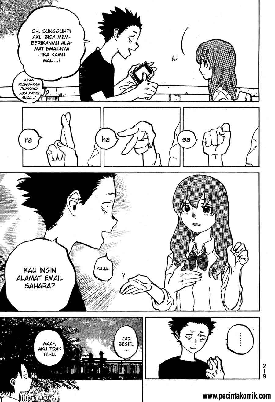 Koe no Katachi Chap 15 - Next Chap 16