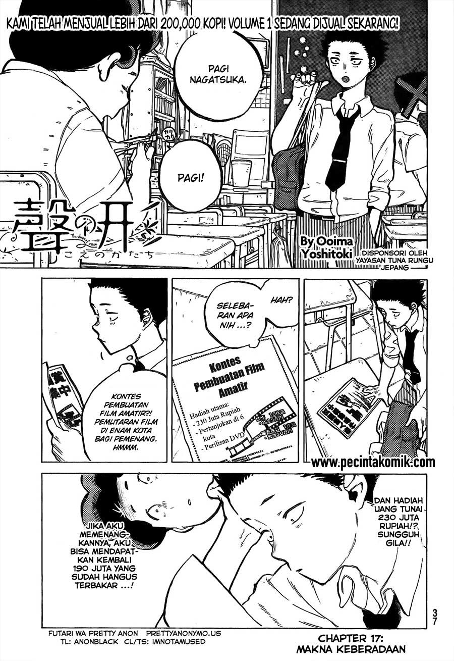 Koe no Katachi Chap 17 - Next Chap 18